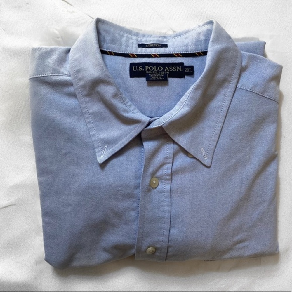 U.S polo mens button down shirt size 2XL